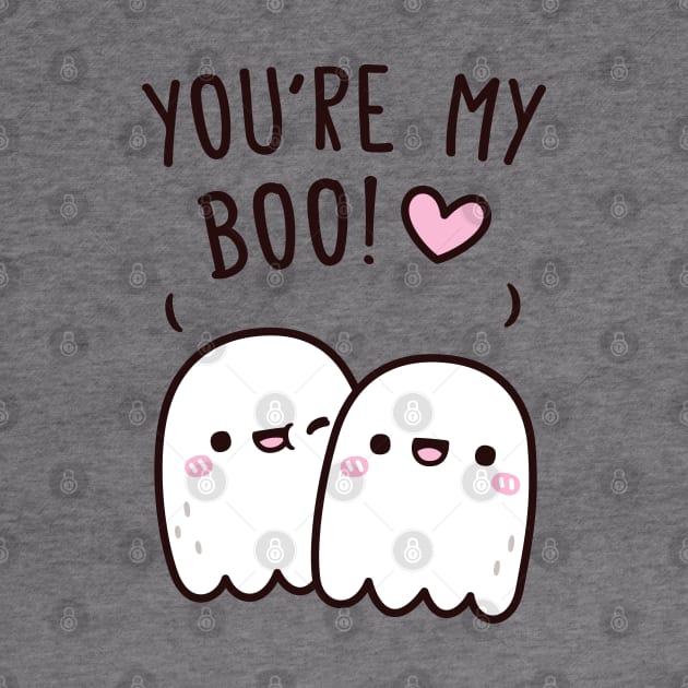 Cute Ghosts You Are My Boo Bestie Doodle by rustydoodle